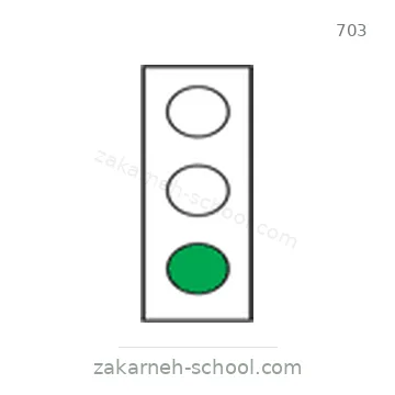 شاخصة المرور رقم 703